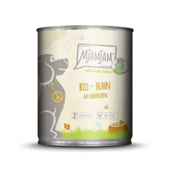 MjAMjAM – natürlich lecker – BIO Huhn an Möhrchen 800g